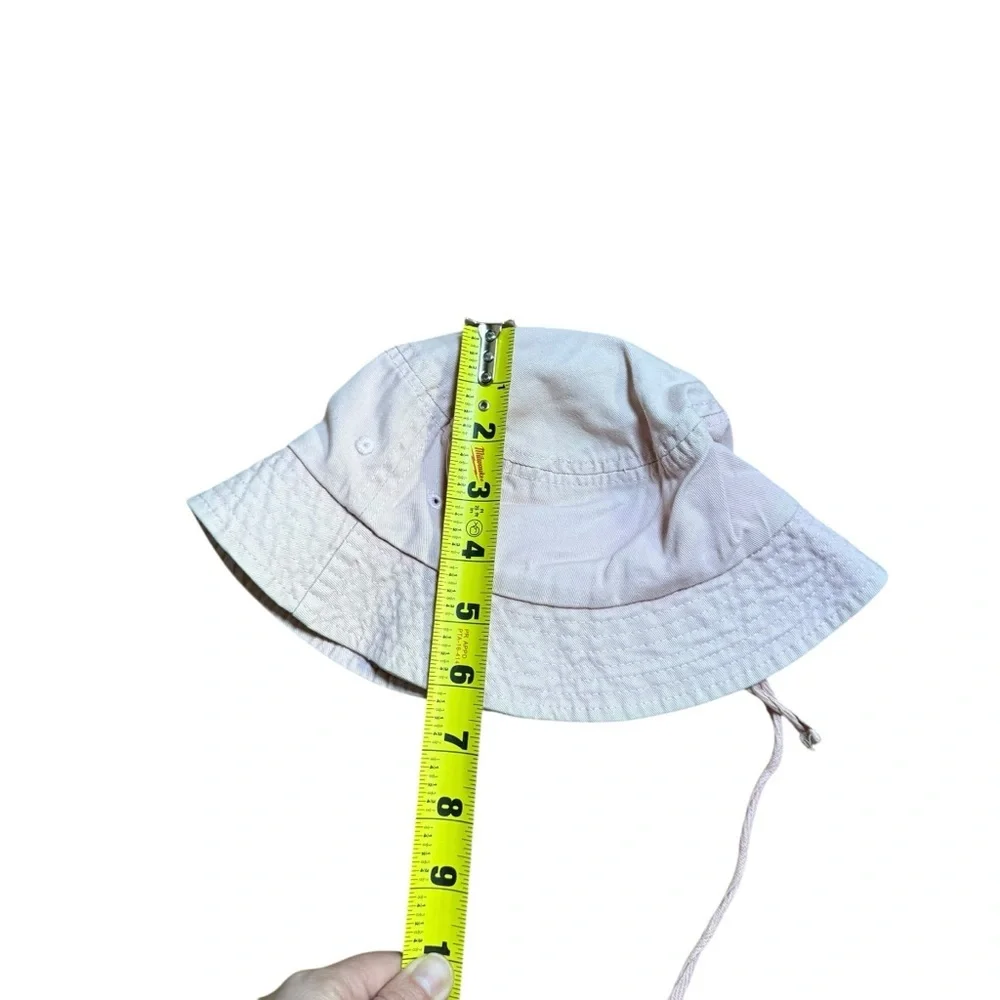ZARA Baby Pink Cotton Bucket Hat Sun Hat One Size